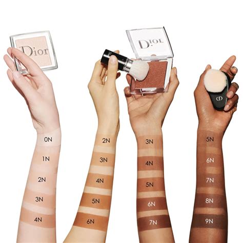 dior backstage face & body powder-no-powder swatches|Dior Backstage eyeshadow.